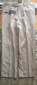 NWT Michael Kors Boys Dress Pants Size 10 Color Tan Wool Blend - Picture 1 of 8