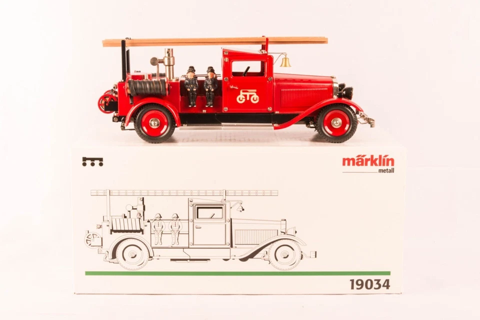Märklin Auto 19034 Pompieri Autocarro Inutilizzato Limitato Conf. Orig. - Immagine 1 di 1
