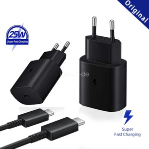 Adaptateur de charge super rapide Samsung 25 W câble USB-C Galaxy S20 S21 S22 S23 A54 5G - Photo 1 sur 22