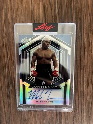 2023 Leaf Continuum- Mike Tyson- Auto Autograph- 60/393 - Image 1 of 2