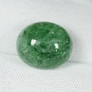 8.78 ct ULTRA RARE GREEN DOT'S 100% NATURAL GREEN QUARTZITE CAB"S See Vdo No 7 - Picture 1 of 2