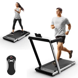 2-in-1 Under Desk Treadmill w/ 2.25HP Quiet Motor Remote Control for Home Office - Picture 1 of 10