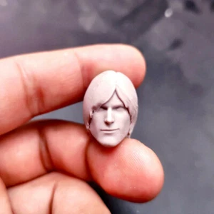 Blank 1/12 Scale Devil May Cry Dante Head Sculpt Unpainted Fit 6" ML Figure - Picture 1 of 2