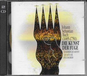 Bach Die Kunst der Fuge Zagreb Quartet *Like New" 2 CDs - Picture 1 of 2