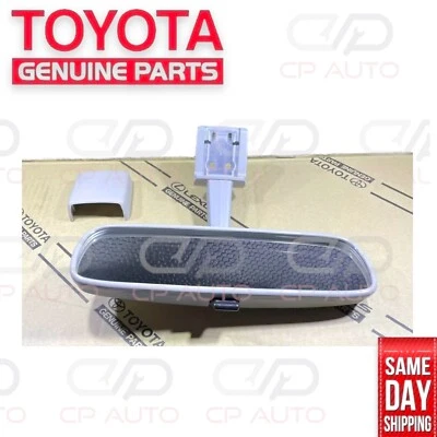 91 - 97 TOYOTA LAND CRUISER FJ80 FZJ80 REAR VIEW INSIDE MIRROR GRAY OEM NEW - Image 1 of 4