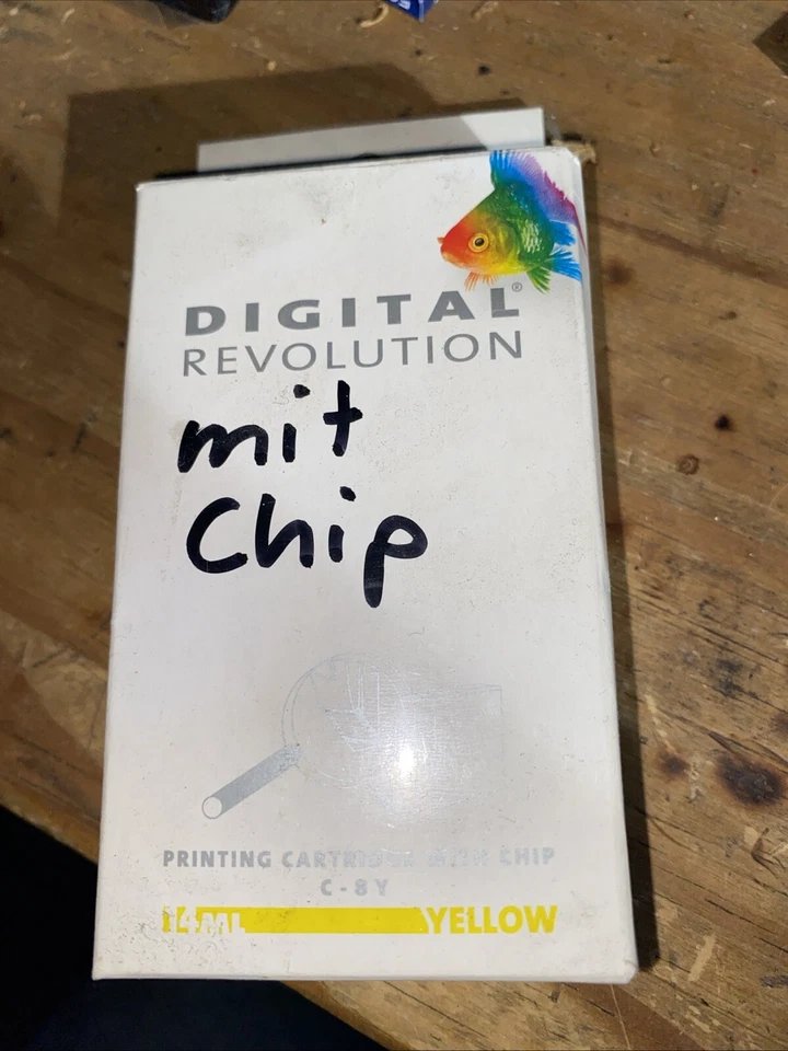 Drucker Patrone Digital Revolution  m.Chip+Füllstandanzeige f. Canon Yellow 14ml - Bild 1 von 1