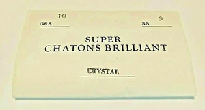 10 Gross 9ss Preciosa Super Chatons Brilliant Full Pack Czech Rhinestones - Picture 1 of 2