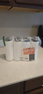 White Plastic Water Bottles, Pack Of 4, New In Packaging - Picture 1 of 2
