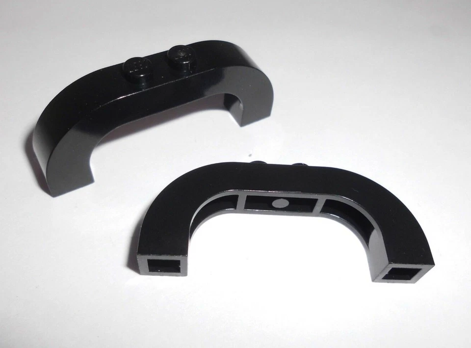 Lego (6183) 2 Bogensteine 1x6x2, in schwarz aus 8161 10224 7643 7961 4720 70809 - Bild 1 von 1