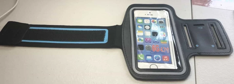 Mobile Cel Phone Armband Pouch - Runners/Cyclists - iPhone 4 4s 5 5s Samsung s4 - Image 1 of 2