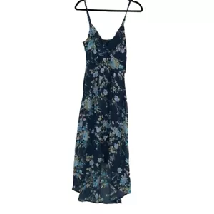 As You Wish Womens Spaghetti Strap High-low V-Neck Demure Fairy Core Dress XS - Picture 1 of 9