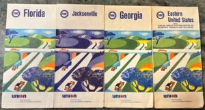 Union 76 Oil - PURE Oil Division (Lot of 4 Maps - FL, AL, Eastern US, J'ville) - Picture 1 of 4