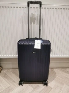 Bric's Genuine Cervia Spinner Hard Case Luggage Trolley Navy blue 55x38x20cm - Picture 1 of 9