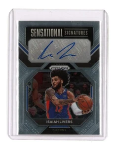 Isaiah Livers 2022-23 Panini Prizm Sensational Signatures Auto Pistons - Picture 1 of 2