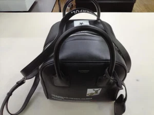 BURBERRY Calfskin Leather Montage Print Cube Bag - Picture 1 of 9