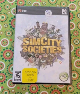 Sim City Societies (PC DVD-Rom, 2007) Big Box EA Games PC Game -- New -- - Image 1 of 2