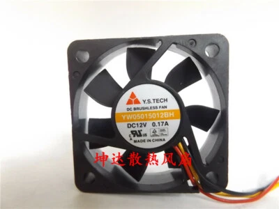 1pcs  Y.S.TEC YW05015012BH 5015 12V 0.17A 5CM Mute Chassis Fan - Image 1 of 2