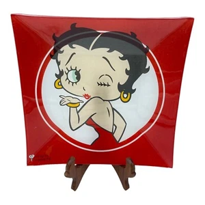 Betty Boop Classic KFS/FS Hearst/FS Square Red Collector 11 x 10.5 inch Plates - Picture 1 of 4