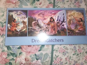 Vintage Puzzles Dreamcatchers 2000 Piece Set New Sealed Meikle John Graphics - Picture 1 of 3