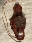 Vintage Stamped Leather Toy Gun Holster, Made in Mexico, Excellent Condition