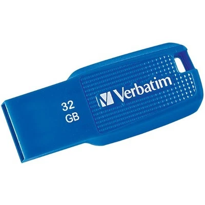 Verbatim 32GB Ergo USB 3.0 Flash Drive - Blue - Image 1 of 2