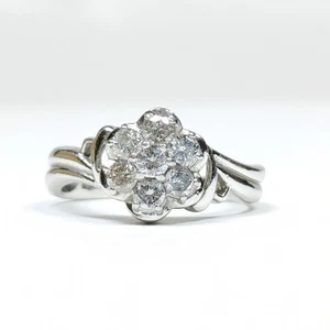 Jewelry Ring Natural Diamond 0.5ct Platinum 4480585 - Imagen 1 de 11