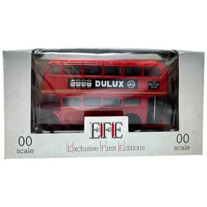 Doppelstock Bus Dulux EFE 00-Scale - E10107 Red Bus London -INKgrafiX TOYS A332 - Picture 1 of 8
