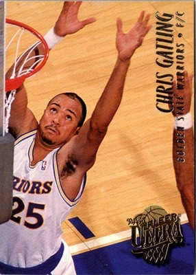 1995 Fleer Chris Gatling #57 Golden State Warriors Basketball Card - Image 1 of 2