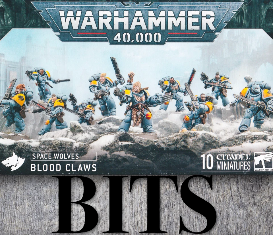 Warhammer 40K Heresy Space Marine Space Wolves BLOOD CLAWS assault Bit Bits - Image 1 of 1