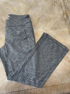 Duluth Trading Co Peppered Gray Pants L X 31 pull on Waist 36” Inseam 31”Pockets - Picture 1 of 7