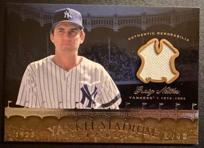 Camiseta deportiva Upper Deck Yankee Stadium Legacy Graig Nettles 2008 usada en juegos #YSM-GN Foto 1 de 2