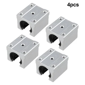 Smooth Sliding 4Pcs SBR20UU Linear Bearing Blocks for 20mm Applications - Picture 1 of 24