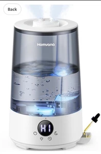 Homvana Humidifier for Bedroom, 3.6L Cool Mist Large 7-color Mood Light - Picture 1 of 6