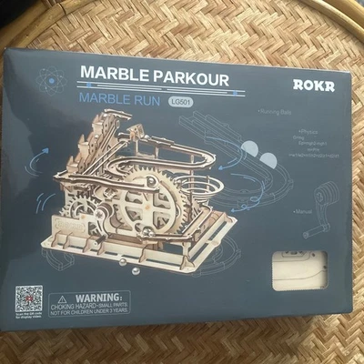 ROKR MARBLE RUN Wooden Self Build Model Kit - PARKOUR - LG501 - New/Sealed - Image 1 of 2