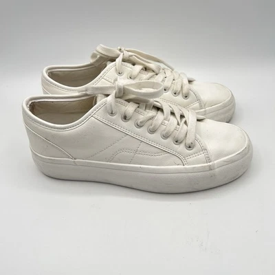 Zapatilla deportiva de plataforma ZARA blanca para mujer talla 37 EU USA 7 Foto 1 de 4