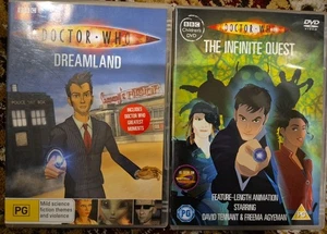 DOCTOR WHO THE INFINITE QUEST & DREAMLAND DVD BBC TV SERIES ANIMATION CARTOON - Picture 1 of 4