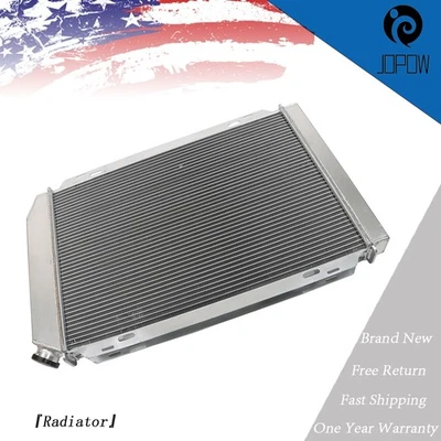 Radiador de carreras de aluminio completo de 3 filas para Lincoln Continental 5,0 L V8 1982-86 1987 Foto 1 de 4