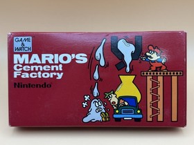 Nintendo Game & Watch MARIO'S CEMENT FACTORY ML-02 1983 New Old Stock