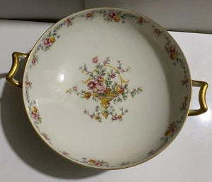 Limoges Gold Griffe Schale Sommerzeit Haviland Frankreich 7,25" - Bild 1 von 3