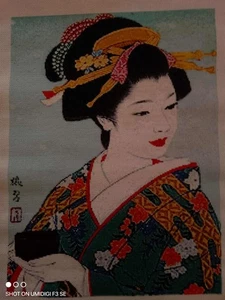 GEISHA stitch by LANI - finished cross Stitch - Picture 1 of 1