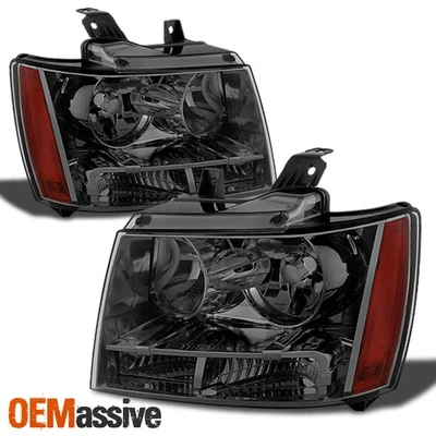 Faros de repuesto Fit Smoked 07-14 Suburban Tahoe 2008 2009 2010 2011 Foto 1 de 4