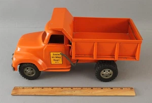 Vintage 1956 Tonka Pressed Steel State Hi-Way Dept Dumptruck Truck Toy, NR - Bild 1 von 10