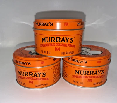 Lote de 3 pasta de peinado Murray's Superior pomada para aderezar el cabello 3 OZ nueva Foto 1 de 2