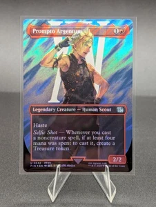 Prompto Argentum (Borderless) (Surge Foil) - FINAL FANTASY (FIN) - Picture 1 of 2
