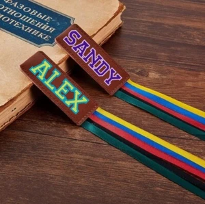 NEW Personalized Bible Bookmark Multi-Ribbon 5 Colorful Markers Your Name - Imagen 1 de 6