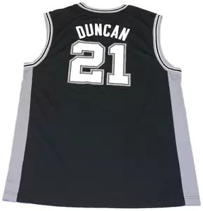 Vintage Tim Duncan #21 San Antonio Spurs NBA Basketball Jersey New! NWT LARGE - Picture 1 of 2
