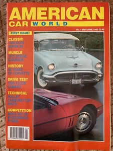 First edition American Car World Magazine WOW First Issue No 1 May/June 1993 - Foto 1 di 4
