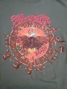 More details for retro aerosmith 2001 tour concert t-shirt aero force one authentic tee size l
