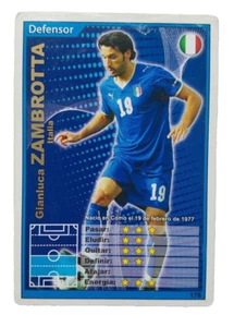 2010 World Cup Gianluca Zambrotta Italy Futbol Champ Argentina Trading Card 178 - Picture 1 of 4