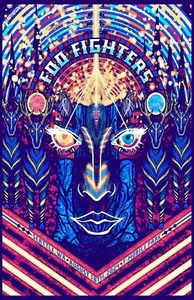 Foo Fighters But Here We Are Tour Seattle 2024 Concert Poster 11 X 17 Framed - Picture 1 of 2